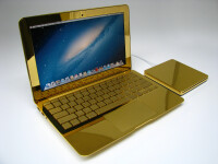 laptop placat cu aur