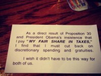 Suparat pe Obama, s-a razbunat pe chelner. Ce a lasat un client, in loc de bacsis. FOTO