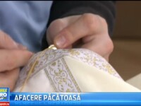 Afacerea ilegala cu haine bisericesti a unui preot din Sibiu. El le sfintea, sotia le confectiona