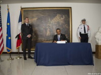 Barack Obama si ambasadorul Frantei, Gérard Araud