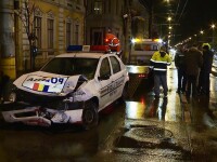 Politist implicat in accident chiar in centrul Clujului