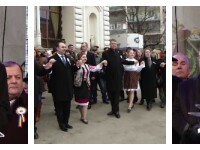 Ziua Unirii Principatelor: Klaus Iohannis si Victor Ponta au dansat in Hora Unirii la Iasi. Ce mesaje au transmis