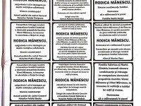 Anunt deces Rodica Manescu
