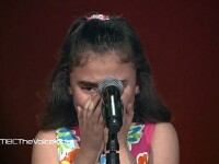 A urcat pe scena The Voice si i-a facut pe antrenori sa planga. Show-ul emotionant facut de o fetita siriana de 9 ani: VIDEO