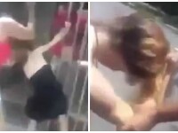 Reactia extrem de violenta a unei femei care si-a prins sotul cu amanta. Ce i-a facut adversarei sale. VIDEO