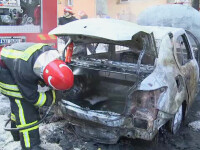 incendiu taxi