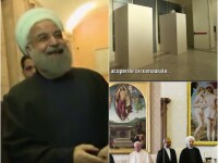 Parodiile care au aparut dupa vizita presedintelui iranian in Italia. 