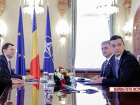 Presedintele Klaus Iohannis se intalneste cu premierul Sorin Grindeanu si ministrul Finantelor Publice, Viorel Stefan, la Palatul Cotroceni, miercuri, 11 ianuarie 2017
