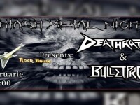 Concerte de thrash metal si crossover la Targoviste, cu trupele romanesti Bulletproof si Deathrattle