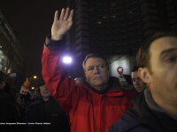 Klaus Iohannis la proteste