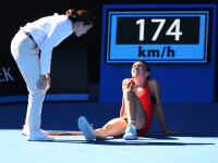 În ciuda accidentării suferite, Simona Halep a învins-o pe Destanee Aiava