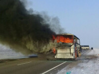 Accident de autobuz cu 52 de morţi, în Kazahstan