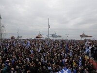 grecia, proteste, miting, macedonia,