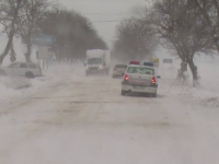 8 județe sub cod galben de ninsoare şi vânt puternic