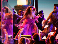 Rihanna, atracţia Galei Grammy! Dansul artistei a făcut înconjurul internetului. FOTO