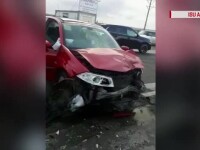 O femeie a provocat un accident pentru că nu s-ar fi asigurat corespunzător