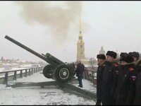 Putin trage cu tunul