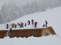 Ninsorile au paralizat Austria și Bavaria. Oamenii nu pot ieși din locuințe