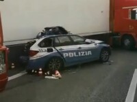 accident polițist Italia