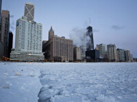 Iarnă grea în SUA. În Chicago a nins neîncetat 13 zile