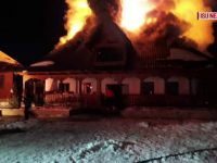 Un incendiu a mistuit stăreția mănăstirii ctitorite de Iustin Pârvu, în Piatra Neamț
