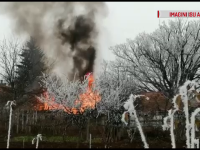 Incendiu violent în Alba Iulia