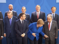 Unde e Putin? Moment amuzant la summitul privind situația din Libia. VIDEO