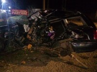 Doi soți din Brăila au murit striviți în mașină de un autocar. Greșeala făcută de șofer