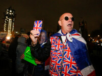 Britanicii celebrează ieșirea din Uniunea Europeană
