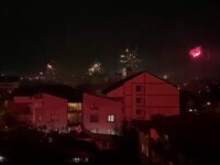 Artificiile au inundat cu lumină marile orașe, de Revelion