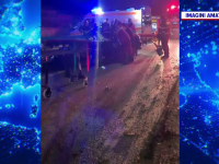 Grav accident de circulație în județul Cluj. 4 femei, rănite, după ce o șoferiță nu s-a asigurat
