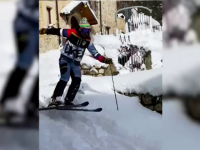 Modul inedit prin care un instructor de schi vrea să promoveze turismul într-un sat din Italia