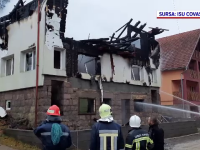 O vilă din stațiunea Tușnad a ars complet. Incendiul ar fi fost provocat de 3 copii