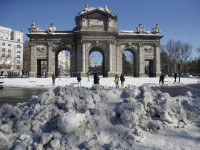 Cantităţi istorice de zăpadă în Spania
