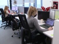 Sondaj: Aproximativ 60% dintre companii vor să îşi cheme angajaţii la birou în martie