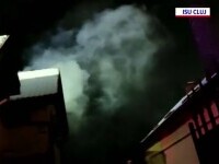 Incendiu într-o gospodărie din Cluj. Focul a fost stins in trei ore