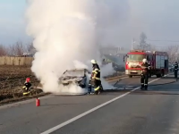 Un bărbat de 70 de ani din Vaslui era să ardă de viu în mașină. Ce s-a întâmplat