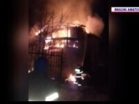 Incendiu la Cluj, din cauza unui coș de fum. Pompierii au reușit să-i oprească extinderea