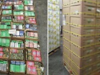 FOTO. Droguri de 85 milioane de euro ascunse în cutii de banane. Unde au fost găsite