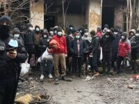 Zeci de migranți s-au ascuns într-o casă părăsită din Timișoara. Au smuls parchetul pentru a face focul