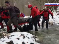 Intervenție dificilă a salvamontiștilor în Munții Apuseni, după ce un turist a suferit o entorsă