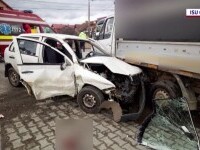 Accident violent în Cluj, din cauza unui șofer care a intrat pe DN1 fără să se asigure