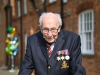 „Captain Tom”, eroul britanicilor, a fost internat în spital cu coronavirus. Împlinește 101 ani