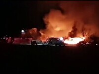 Incendii în Brașov. Pompierii s-au luptat ore în șir cu flăcările