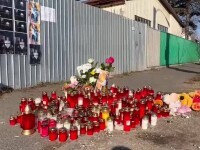 Altar la locul unde Raisa a murit lovită de mașina de poliție: sute de lumânări și poze cu fetița ucisă pe trecere