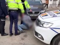Scandal la semafor, în Timișoara. Un combatant a fost încătușat de polițiști