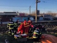 Accident feroviar în Galați. Două persoane decedate după coliziunea cu trenul Galați-Mărășești |VIDEO