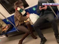 O femeie ar fi încercat să împingă 2 călători în fața metroului
