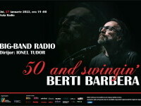 ”50 and swinging”. Concert aniversar Berti Barbera, alături de Big Band-ul Radio
