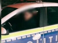 Un bărbat celebru pe TikTok pentru clipuri cu manele s-a filmat în timp ce conduce o mașină de poliție